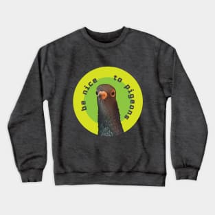 Be Nice to Pigeons Classic Crewneck Sweatshirt